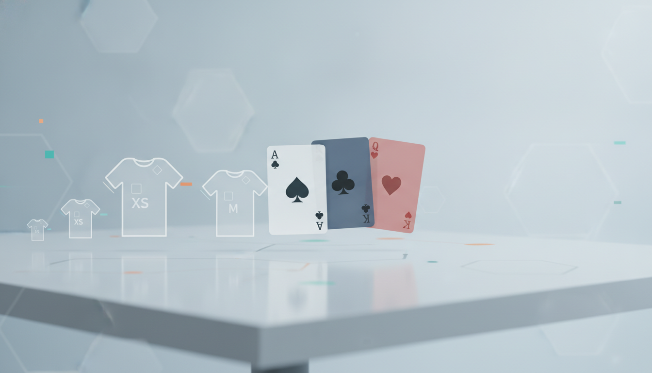Diferentes formatos de estimativas ágeis, incluindo T-shirt Sizing e Planning Poker. Fonte: Criação própria com IA